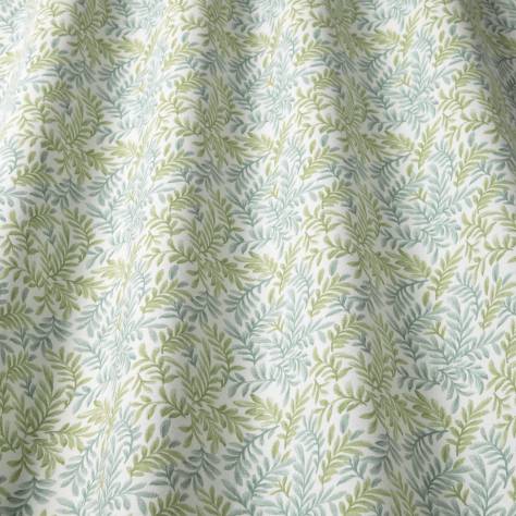 iLiv Cotswold Fabrics Leaf Vine Fabric - Jade - LEAFVINEJADE - Image 1