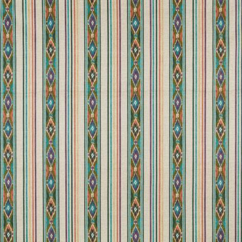 iLiv Chalet Fabrics Boho Stripe Fabric - Olivine - BCIB/BOHOSOLI