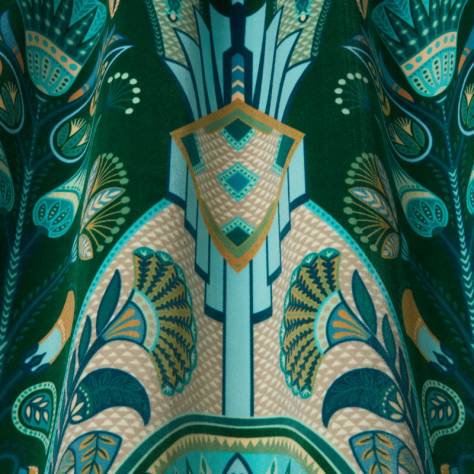 iLiv Luxoria Fabrics Cabaret Fabric - Emerald - DPAV/CABAREME - Image 2