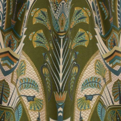 iLiv Luxoria Fabrics Cabaret Fabric - Moss - DPAV/CABARMOS