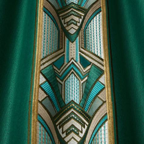 iLiv Luxoria Fabrics Gatsby Fabric - Emerald - EAGH/GATSBEME
