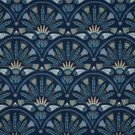 iLiv Luxoria Fabrics Octavia Fabric - Sapphire - BCIA/OCTAVSAP