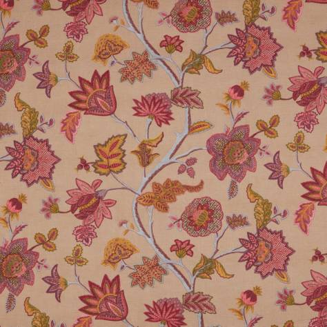 iLiv Orissa Fabrics Chanderi Fabric - Cerise - COVL/CHANDCER - Image 1