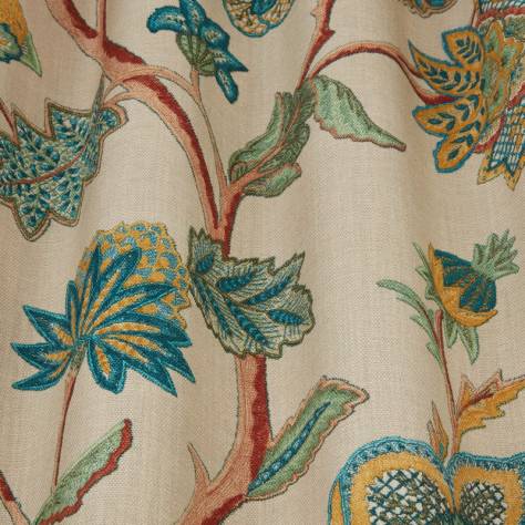 iLiv Orissa Fabrics Chanderi Fabric - Malachite - COVL/CHANDMAL - Image 2