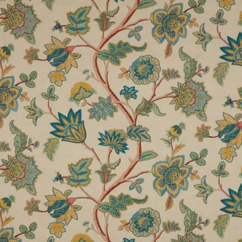 iLiv Orissa Fabrics Chanderi Fabric - Malachite - COVL/CHANDMAL - Image 1