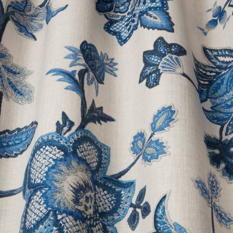 iLiv Orissa Fabrics Chanderi Fabric - Sapphire - COVL/CHANDSAP - Image 2