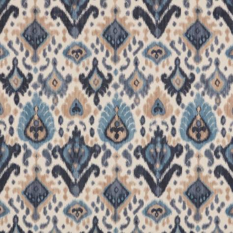 iLiv Orissa Fabrics Mandu Fabric - Sapphire - CRVL/MANDUSAP