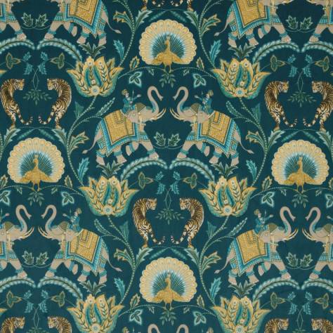 iLiv Orissa Fabrics Sumatra Velvet Fabric - Aegean - DPAV/SUMATAEG - Image 1