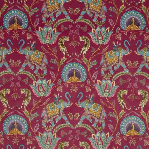 iLiv Orissa Fabrics Sumatra Velvet Fabric - Cerise - DPAV/SUMATCER - Image 1