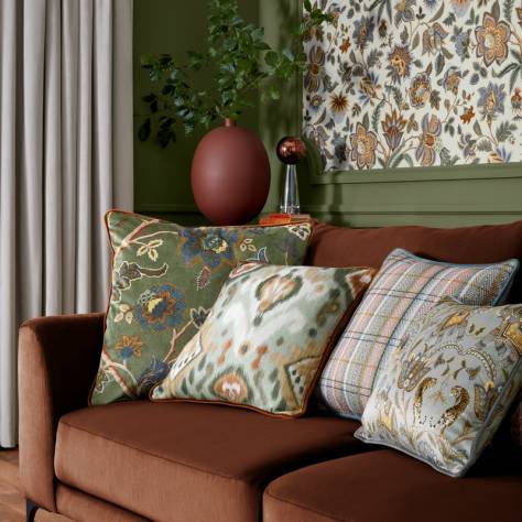 iLiv Orissa Fabrics Sumatra Velvet Fabric - Sage - DPAV/SUMATSAG - Image 3