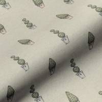 Topiary Fabric - Linen
