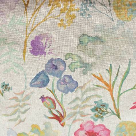 Art of the Loom Indian Summer Fabrics Wildflowers Fabric - Cerise - WILDFLOWERSCERISE - Image 1