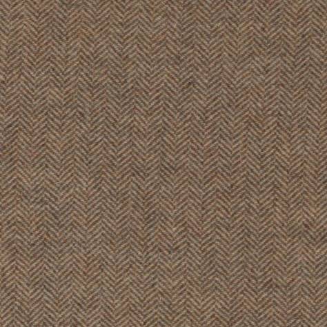 Art of the Loom Pendle Tweed Classic Fabrics Alice Herringbone Fabric - Chestnut - PTINTALICCHST
