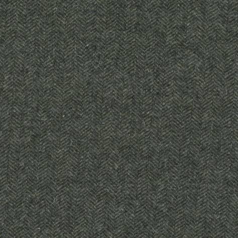 Art of the Loom Pendle Tweed Classic Fabrics Alice Herringbone Fabric - Dark Forest - PTINTALICDKFR - Image 1