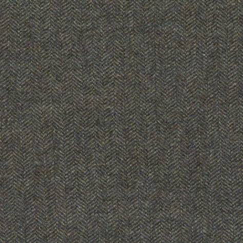 Art of the Loom Pendle Tweed Classic Fabrics Alice Herringbone Fabric - Earth Brown - PTINTALICEBR