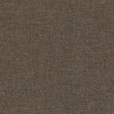 Art of the Loom Pendle Tweed Classic Fabrics Alice Herringbone Fabric - Hazel - PTINTALICHZL