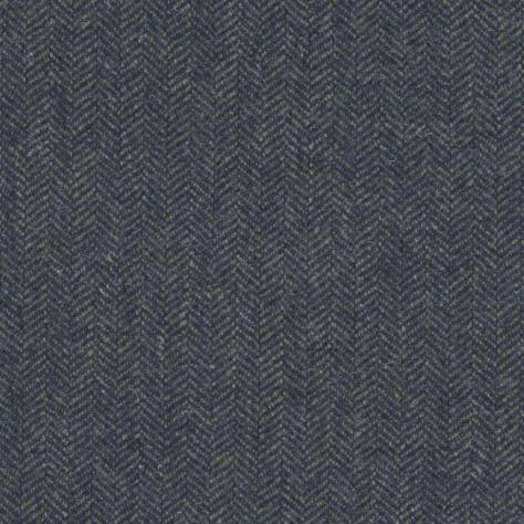 Art of the Loom Pendle Tweed Classic Fabrics Alice Herringbone Fabric - Navy - PTINTALICNAVY - Image 1