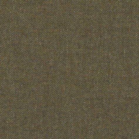 Art of the Loom Pendle Tweed Classic Fabrics Alice Herringbone Fabric - Pine - PTINTALICPNE