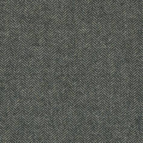 Art of the Loom Pendle Tweed Classic Fabrics Alice Herringbone Fabric - Smoke - PTINTALICSMK - Image 1