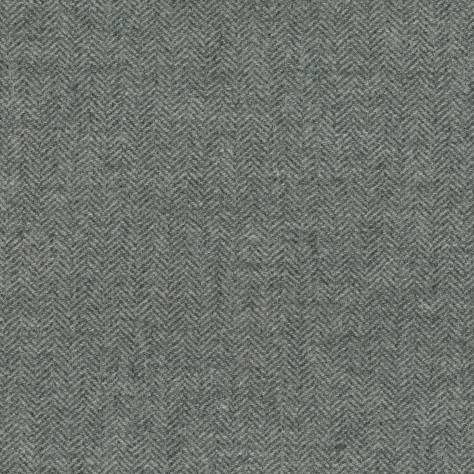 Art of the Loom Pendle Tweed Classic Fabrics Alice Herringbone Fabric - Steel Grey - PTINTALICSTGR