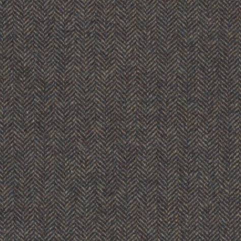 Art of the Loom Pendle Tweed Classic Fabrics Alice Herringbone Fabric - Teal Blue - PTINTALICTBL