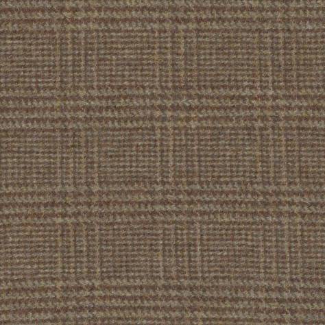 Art of the Loom Pendle Tweed Classic Fabrics Demdike Check Fabric - Burnt Sienna - PTINTDEMBTSI