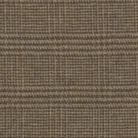 Art of the Loom Pendle Tweed Classic Fabrics Demdike Check Fabric - Russet Brown - PTINTDEMRSBR