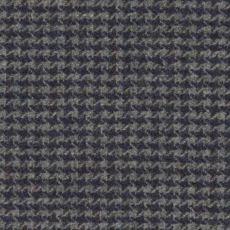 Art of the Loom Pendle Tweed Classic Fabrics Isabel Houndstooth Fabric - Navy/Grey - PTINTISBLNGR
