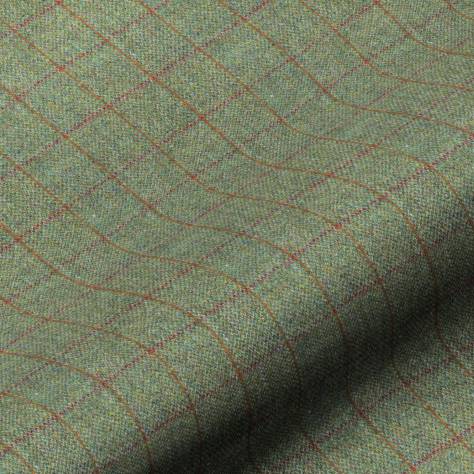 Art of the Loom Harris Tweed Fabrics Huntsman Check Fabric - Mountain Bracken - HUNTSMANMOUNTAINBRACKEN