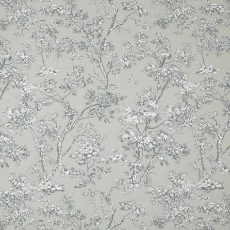 Casadeco Fontainebleau Fabrics Arbre Reina Blanc Fabric - Amande - 81747106