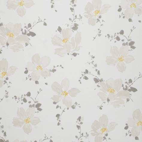 Casadeco Florescence Fabrics and Wallpapers Sabatini Fabric - Blanc - 82450259