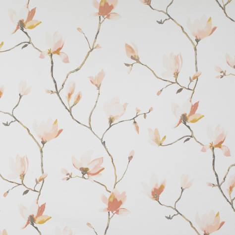 Casadeco Florescence Fabrics and Wallpapers Suzhou Fabric - Rose - 82474151