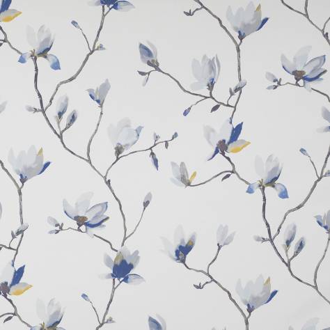 Casadeco Florescence Fabrics and Wallpapers Suzhou Fabric - Bleu - 82476162