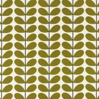 Two Colour Stem Fabric Olive