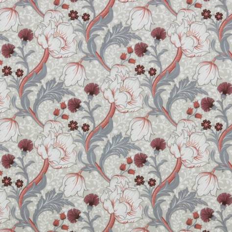 Ashley Wilde Roseberry Manor Fabrics Dovecote Fabric - Claret - DOVECOTECLARET