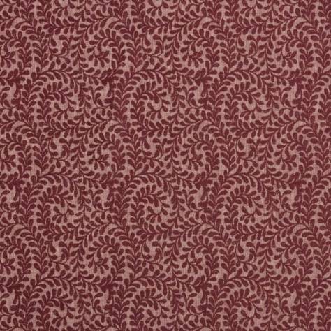 Ashley Wilde Roseberry Manor Fabrics Willow Fabric - Claret - WILLOWCLARET - Image 1