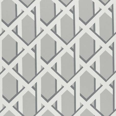 Ashley Wilde Palm House Fabrics Lattice Fabric - Dove - LATTICEDO