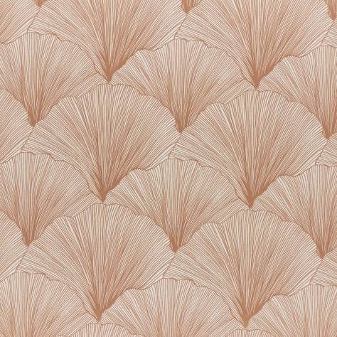 Ashley Wilde Palm House Fabrics Maidenhair Fabric - Papaya - MAIDENHAIRPA