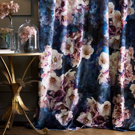 Ashley Wilde Velluto Fabrics Jolanda Fabric - Amethyst - JOLANDAAM - Image 3