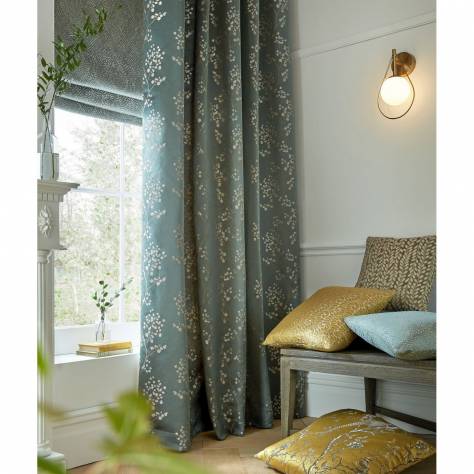 Ashley Wilde Tatton Park Fabrics Adlington Fabric - Silver - ADLINGTON-SILVER - Image 3