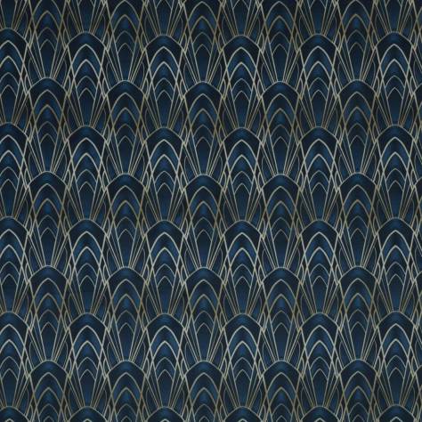 Ashley Wilde Visage Fabrics Delaunay Fabric - Sapphire - DELAUNAY-SAPPHIRE - Image 1