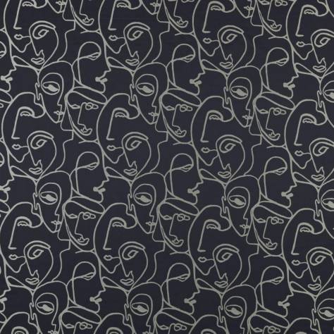 Ashley Wilde Visage Fabrics Henri Fabric - Sapphire - HENRI-SAPPHIRE - Image 1