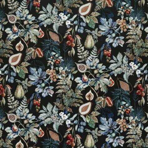 Ashley Wilde Tahiti Fabrics Borneo Fabric - Midnight - BORNEOMI
