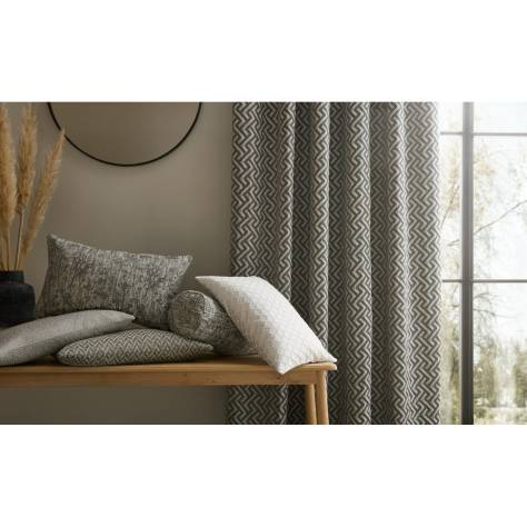Ashley Wilde Essential Weaves III Fabrics Foxley Fabric - Silver - FOXLEY-SILVER - Image 4