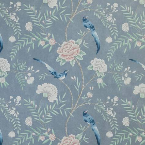 Ashley Wilde Kyoto Gardens Fabrics Rhea Fabric - Denim - RHEA-DENIM - Image 1