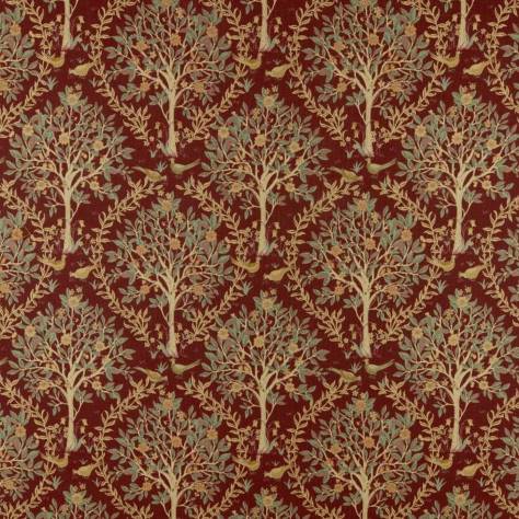 Ashley Wilde Sherwood Fabrics Bedgebury Fabric - Merlot - BEDGEBURY-MERLOT - Image 1