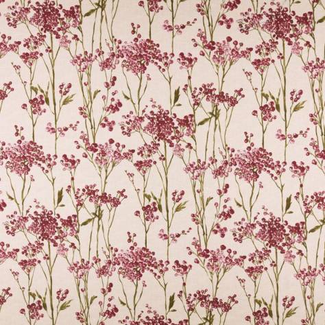 Ashley Wilde Sherwood Fabrics Hawthorn Fabric - Cranberry - HAWTHORN-CRANBERRY