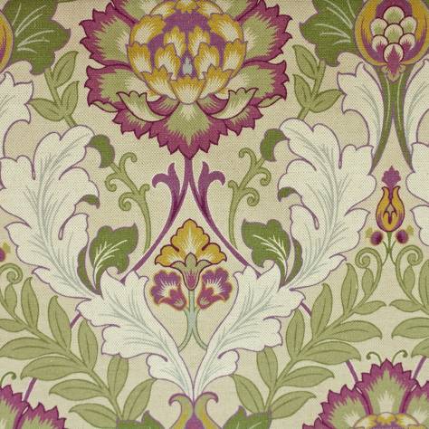 Chess Elm House Fabrics Kelmscott Fabric - Mulberry - K1369 - Image 1