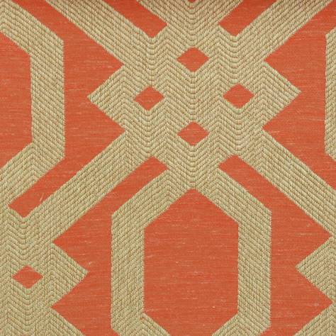 Chess Berber Fabrics Luxor Fabric - Coral - RE1016