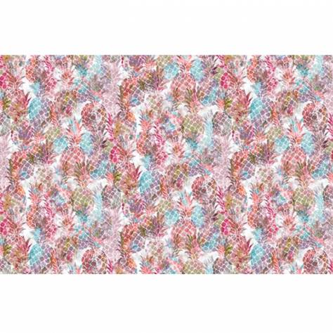 Chess Fantasia Fabrics Pineapple Fabric - Pink Coral - K1716 - Image 1